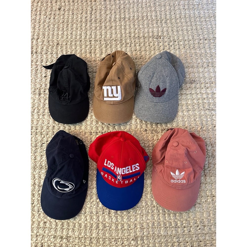 Set of 6 Baseball Caps 🧢